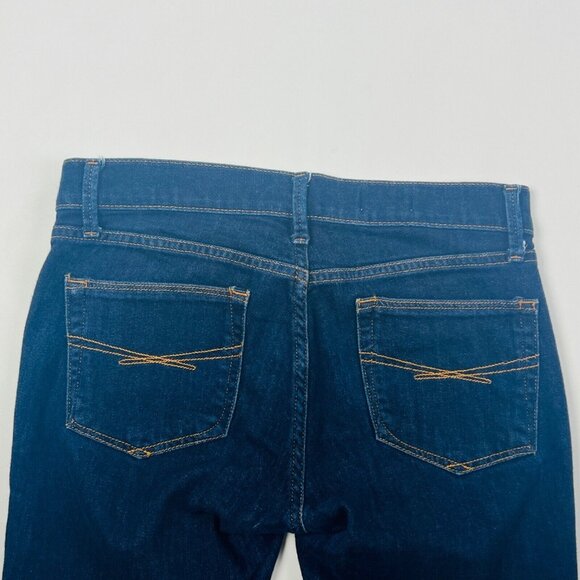 Gap 1969 Legging Jean Womens Jeans Size 4/27 A Blue Stretch Dark Wash Stirrups - Picture 6 of 10